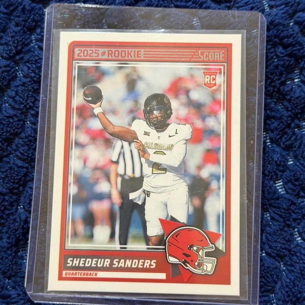 2025 Panini Score Shedeur Sanders Cleveland Browns Rookie Card #15